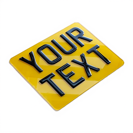 Motorcycle Custom Plates