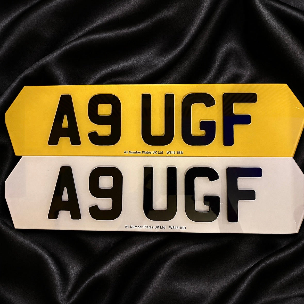 Premium number plate