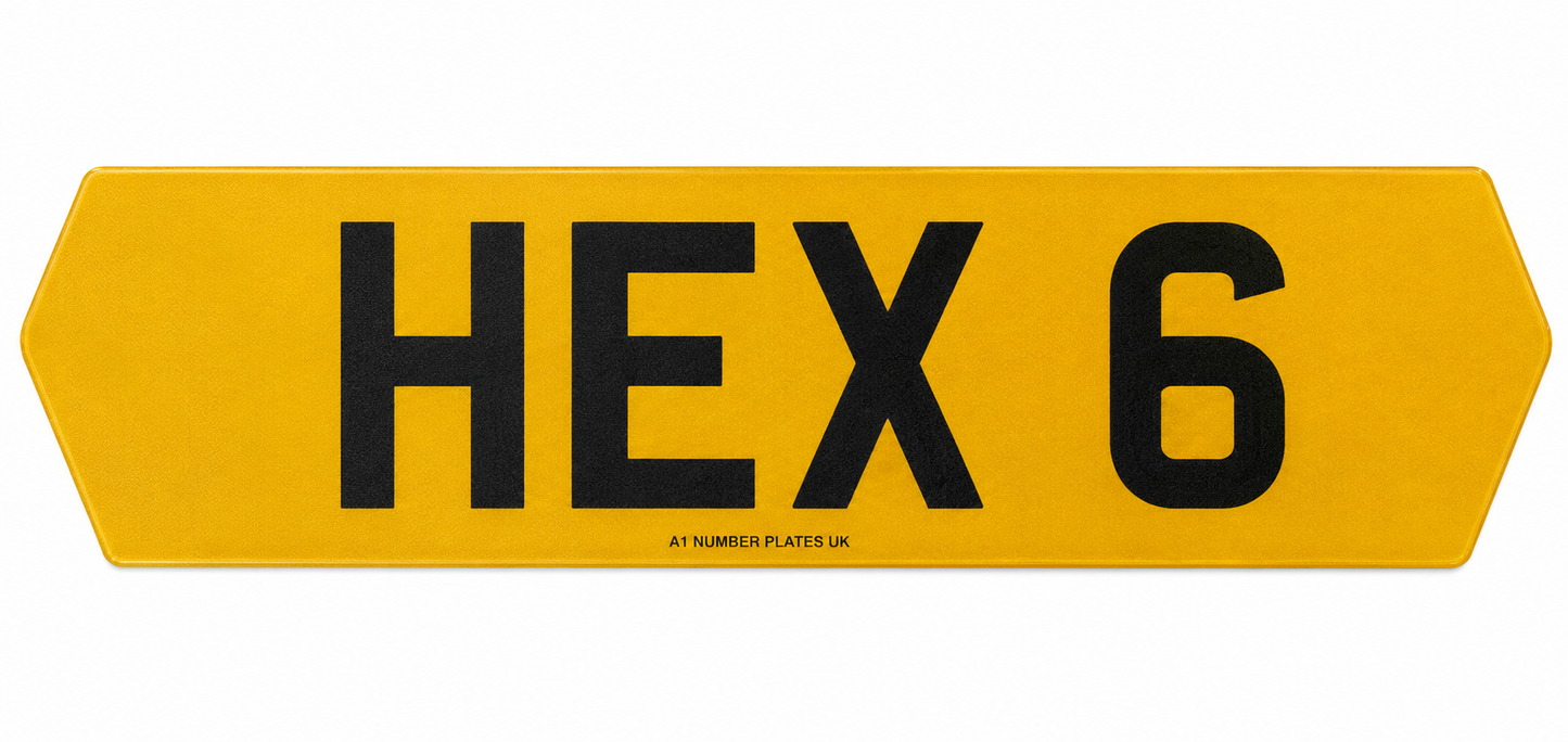 Hex 6 or Lambo Plates