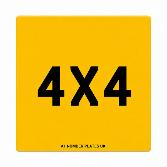 4 x 4 Rear Plate