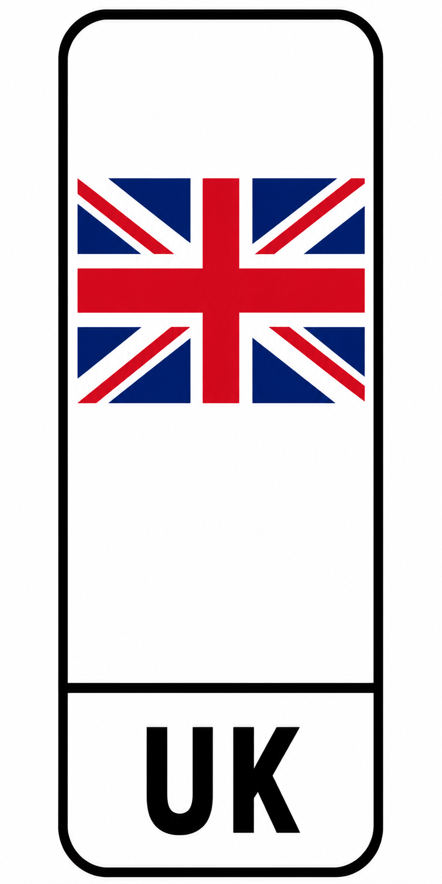 British Standard Compliant Printed Number Plates