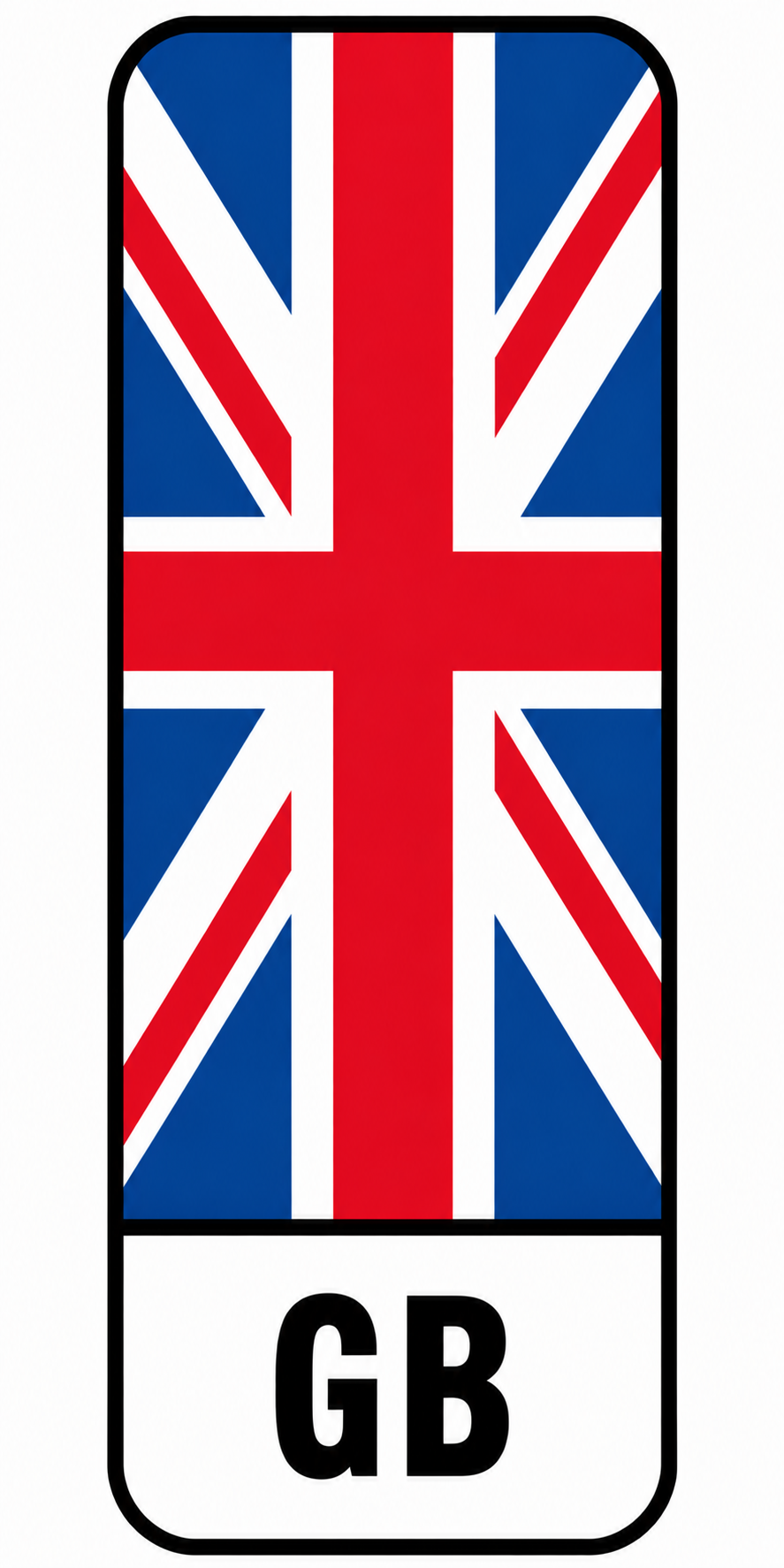 British Standard Compliant Printed Number Plates