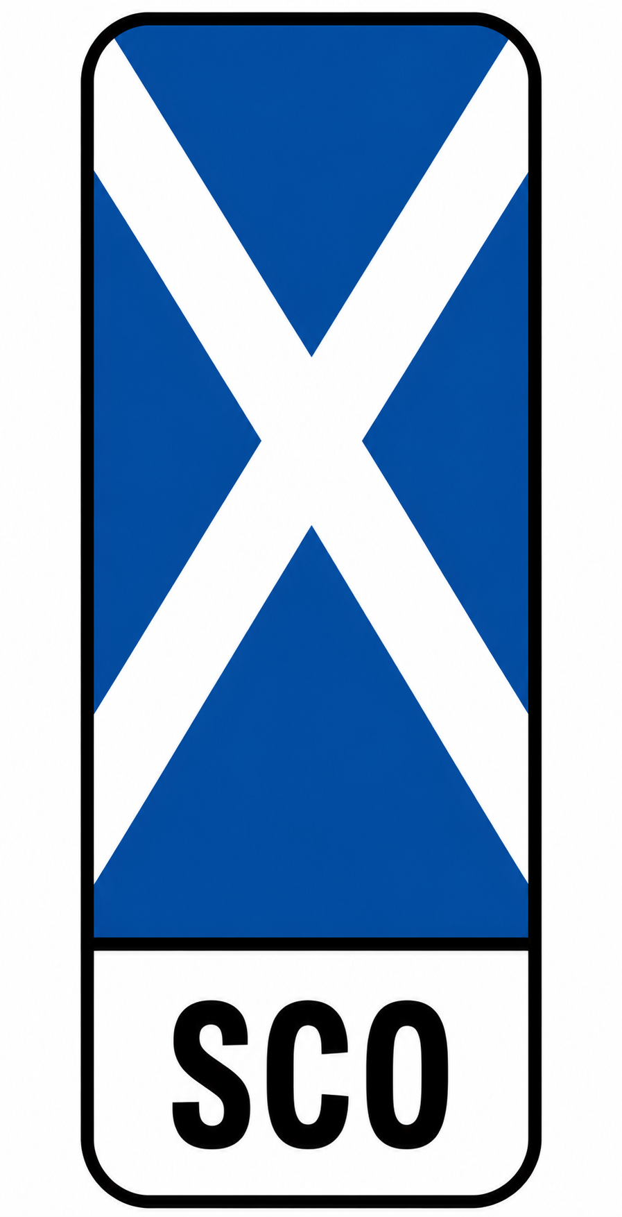 British Standard Compliant Printed Number Plates