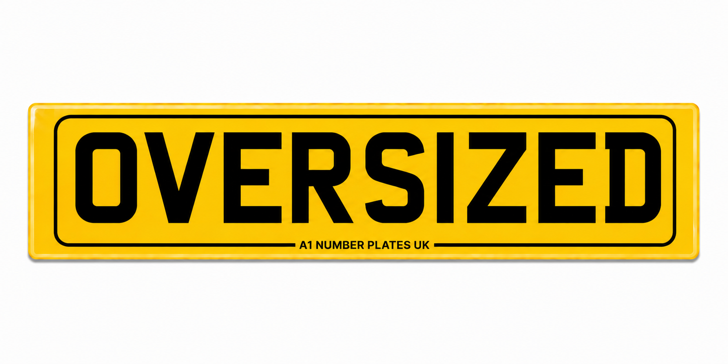Oversized Rear Plate 535mm x 152mm