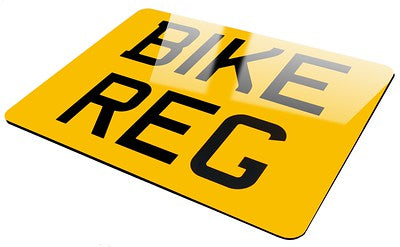 Standard Printed Motorcycle Plates