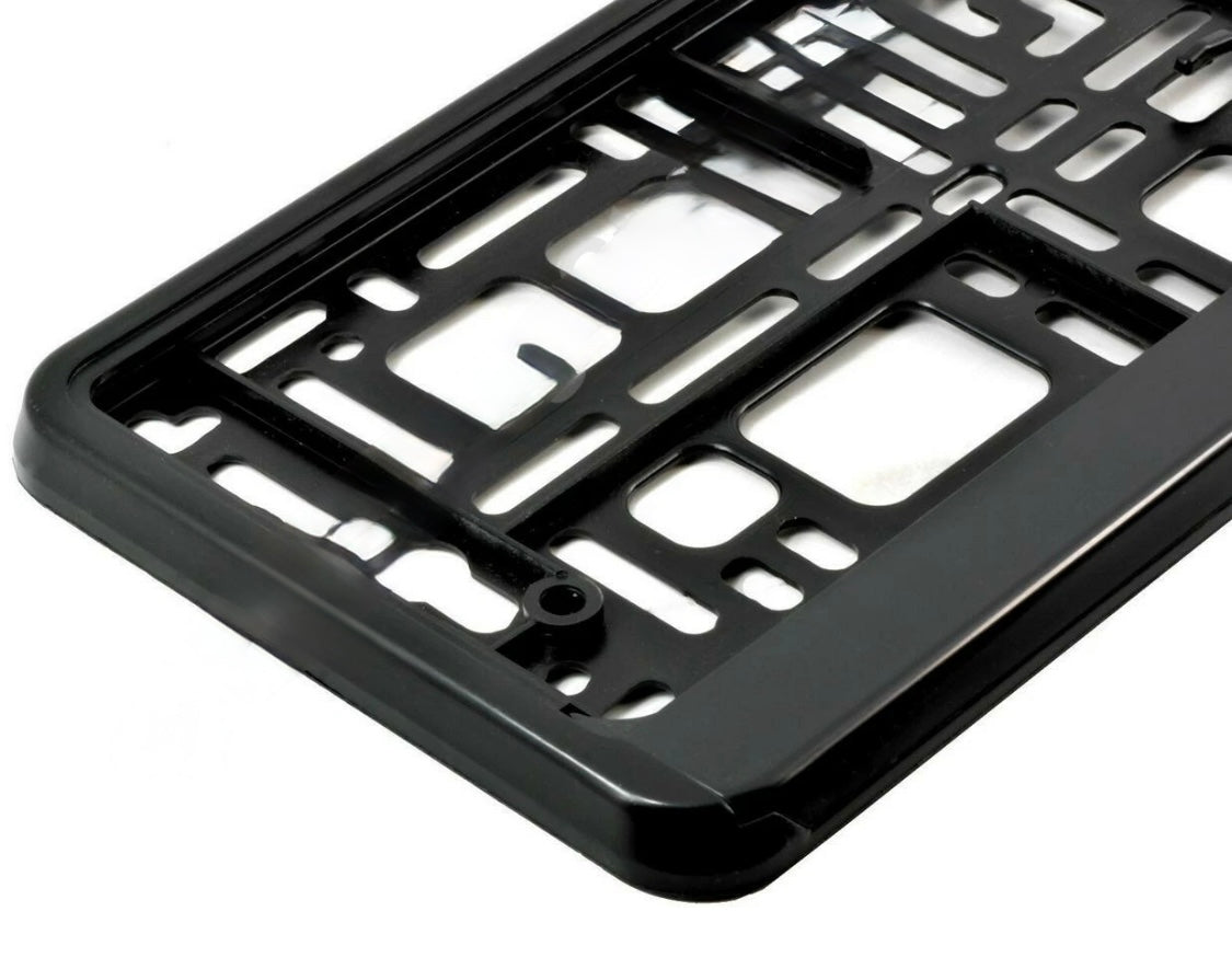 Gloss Black Number Plate Holder