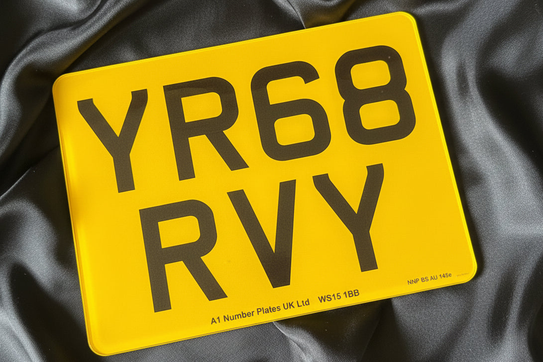 Premium number plate