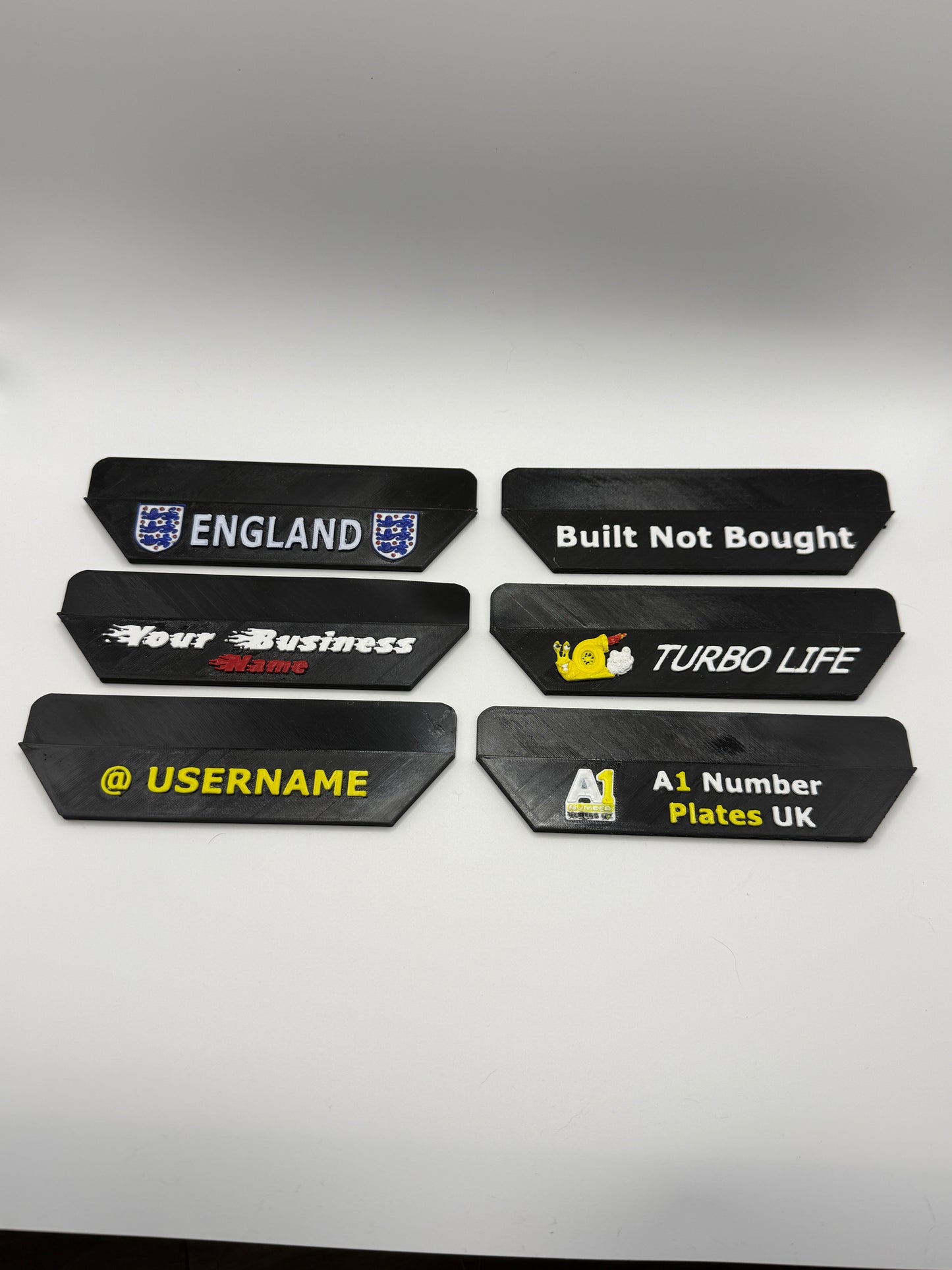 PlateTagz™ – Personalised Number Plate Tags