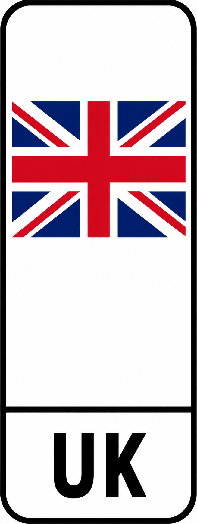 British Standard Compliant Printed Number Plates